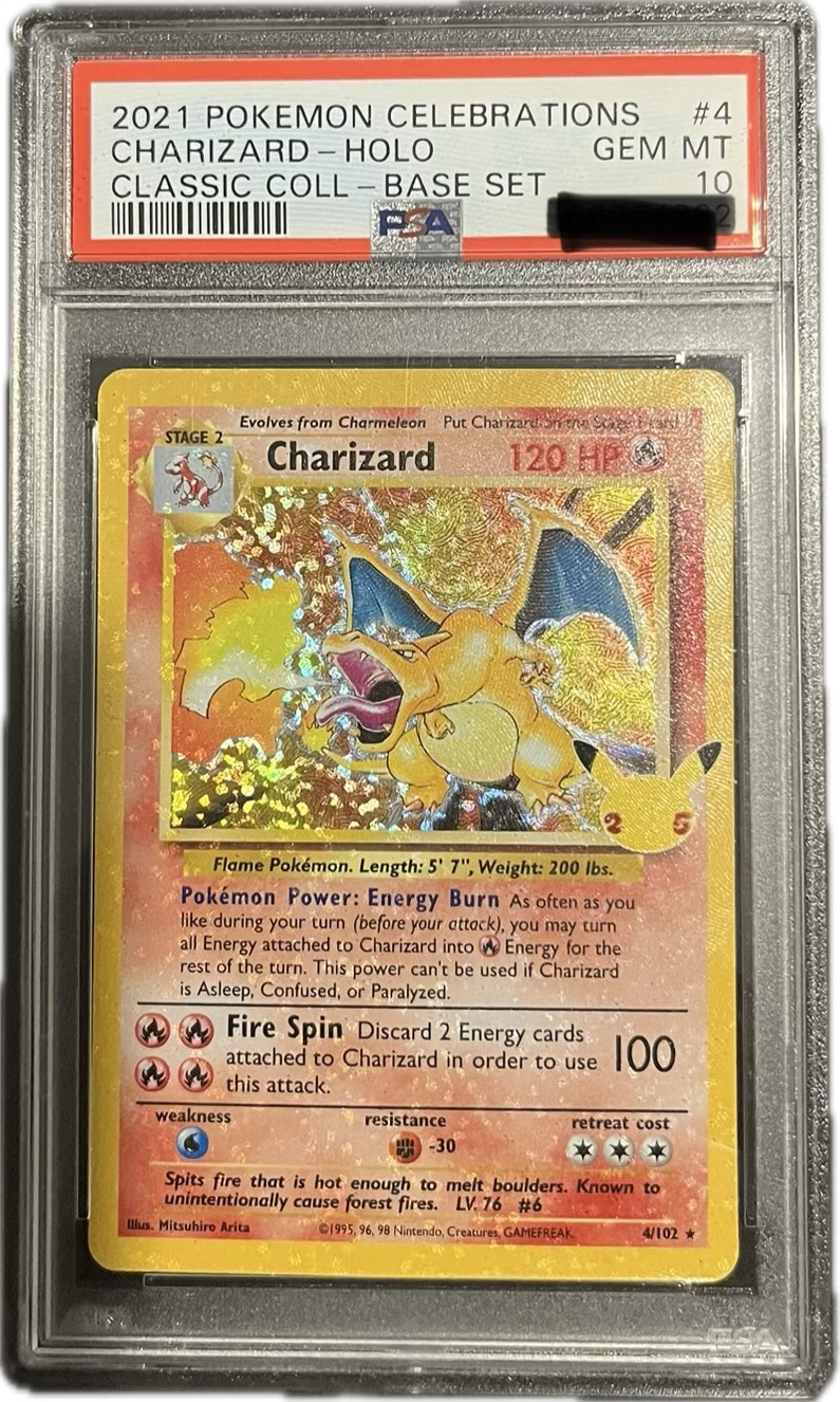 PSA 10 Charizard Pokemon Celebrations #4/102